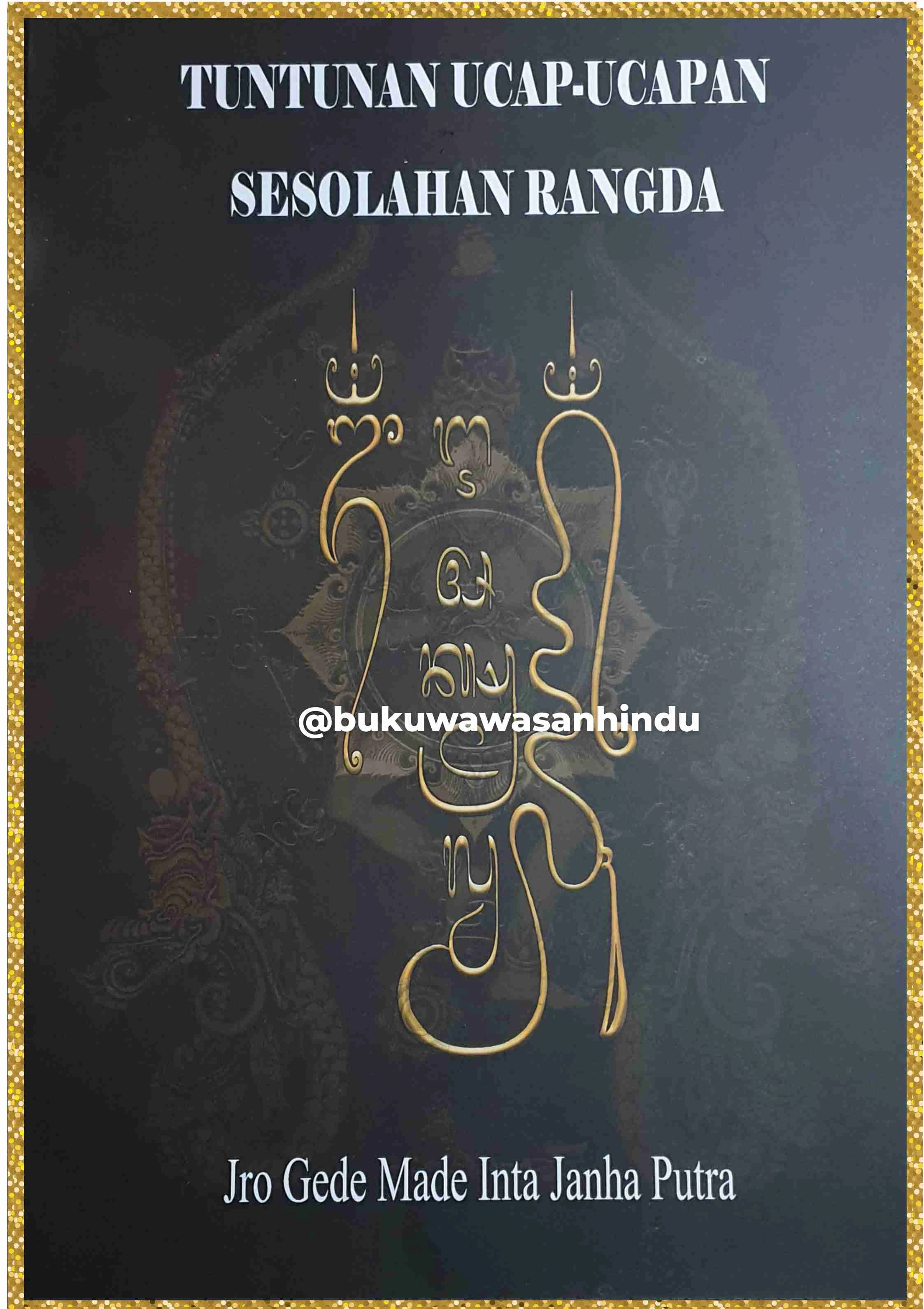 BUKU TUNTUNAN UCAP-UCAPAN SESOLAHAN RANGDA